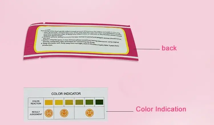 vaginal health ph test strip for women