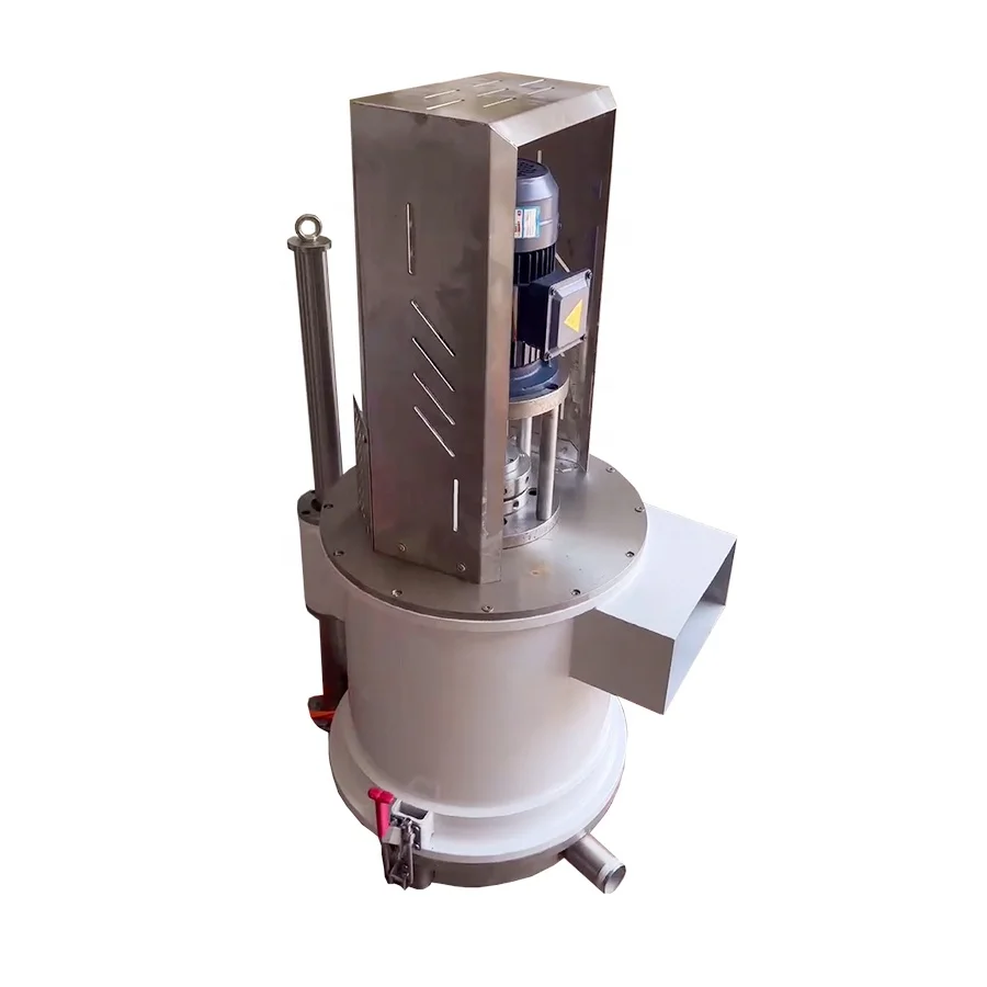 Horizontal water ring granulation die for plastic recycling