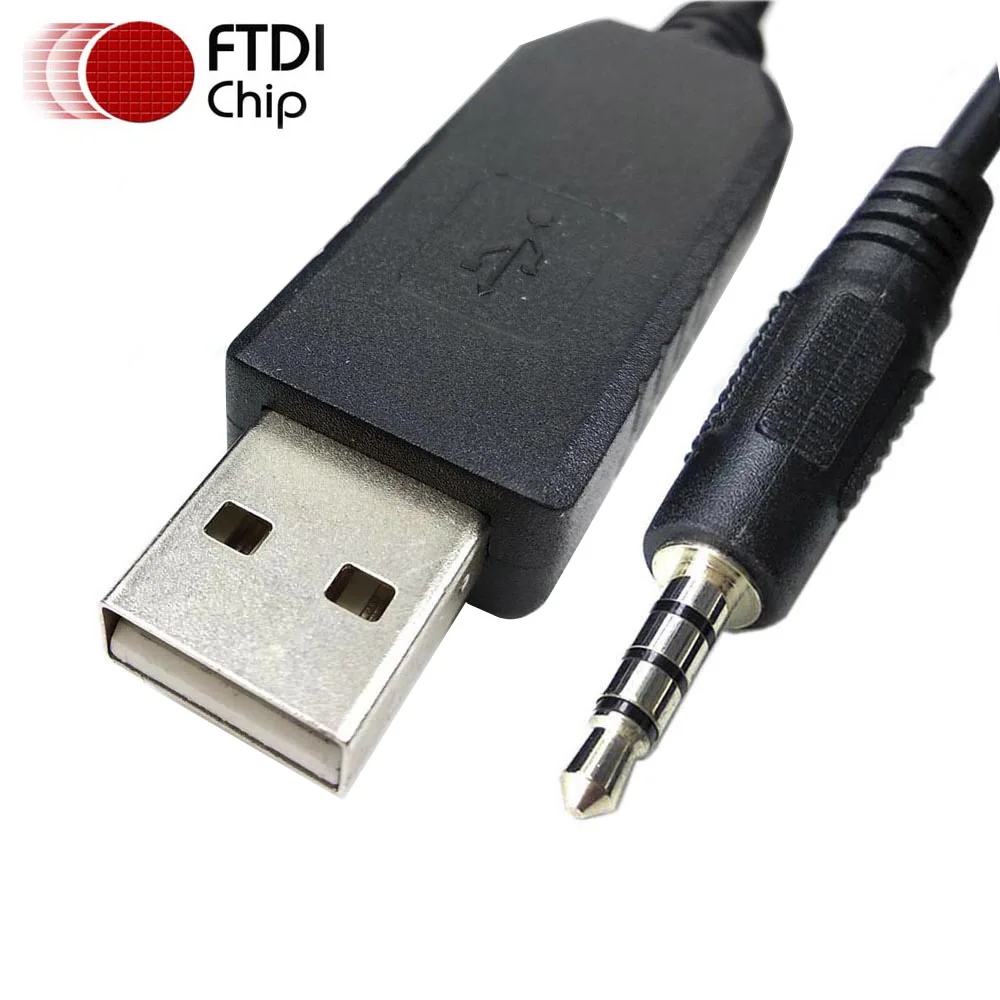 FTDI USB to 3.5 Stereo 4-Pole Radio Programming Cable Vertex EVX-261 EVX-530 EVX-531 EVX-534 EVX-539 Config Cable CT-106