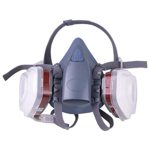 7502 Model Reusable Half Mask Particulate Respirator Filter Gas