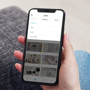 Baby Monitoring Camera Motion Detection Mini Smart Wifi Camara Vigilancia Bebe Camera with Two-Way Audio