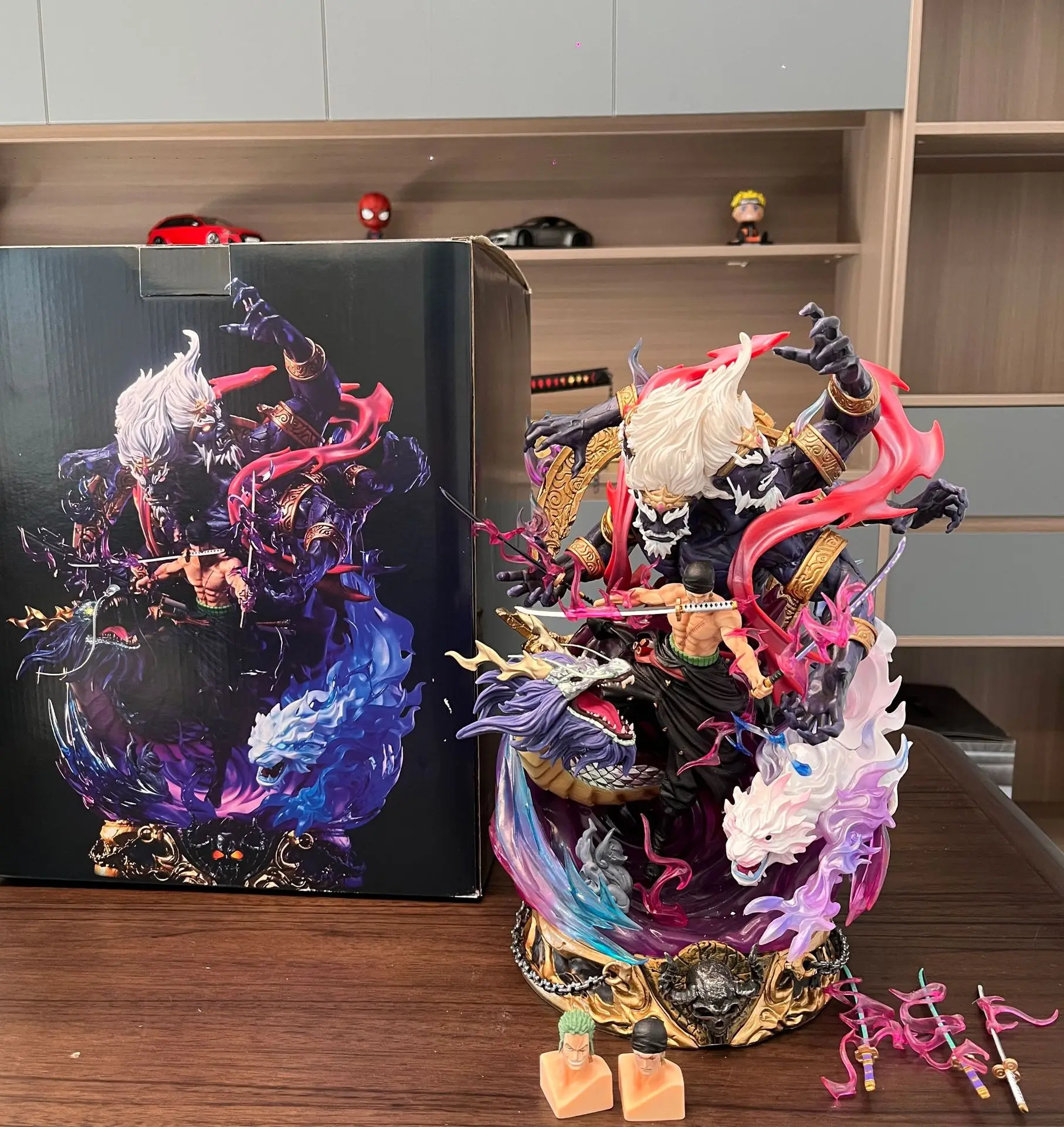 High Quality One Pieces Big Pvc 35cm Anime Figures Model Toys For Collection Hell Zoro Action Figure