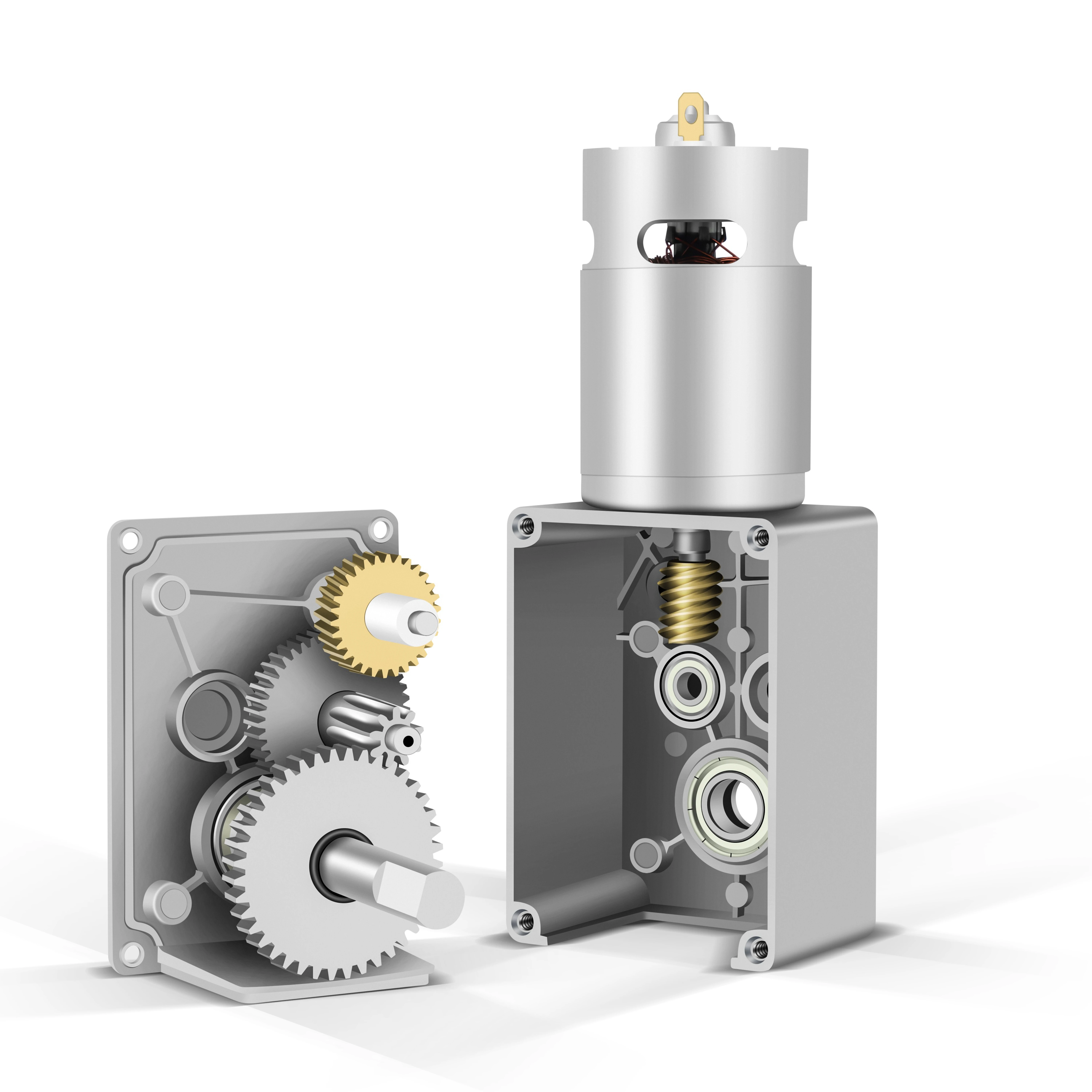 Shunli Custom Hotec Htwog58a1260 Worm Gear Motor Motor Reductor Worm n20 Worm Gear Box 12 Volt Dc Motor