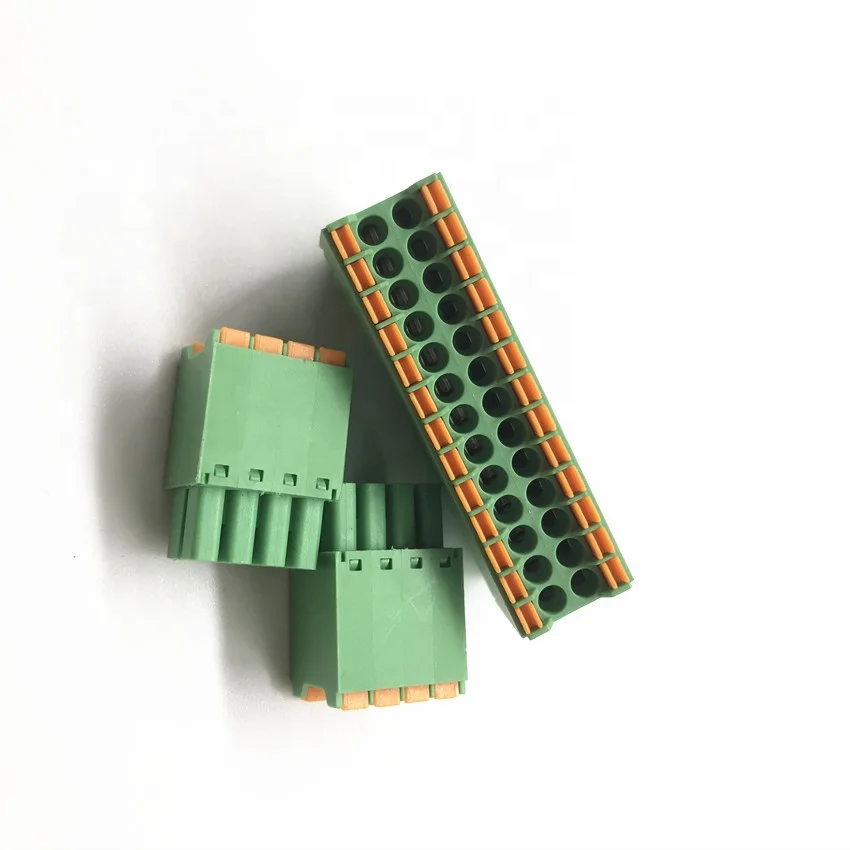 DFMC 1.5 series 3.5mm pitch terminal block two row connector 15EDGKNH-3.5 terminal block