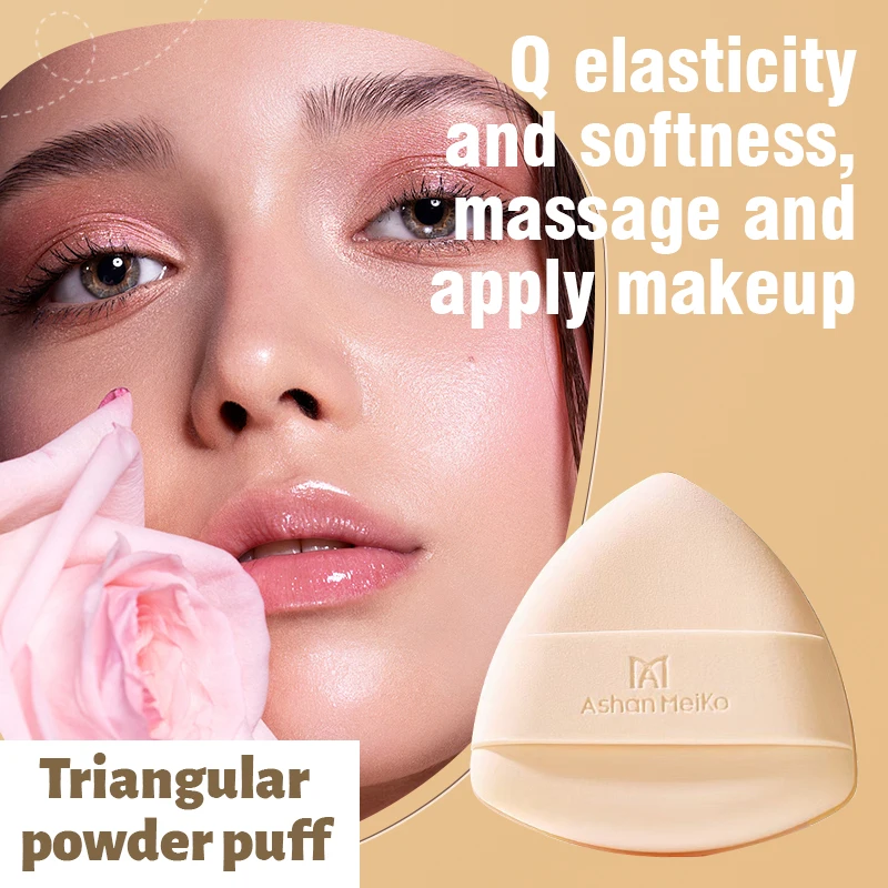 ASHAN MEIKO Trending Makeup Tools Wet And Dry Softest Premium Powder Puff Soft Make Up Air Cushion Puff