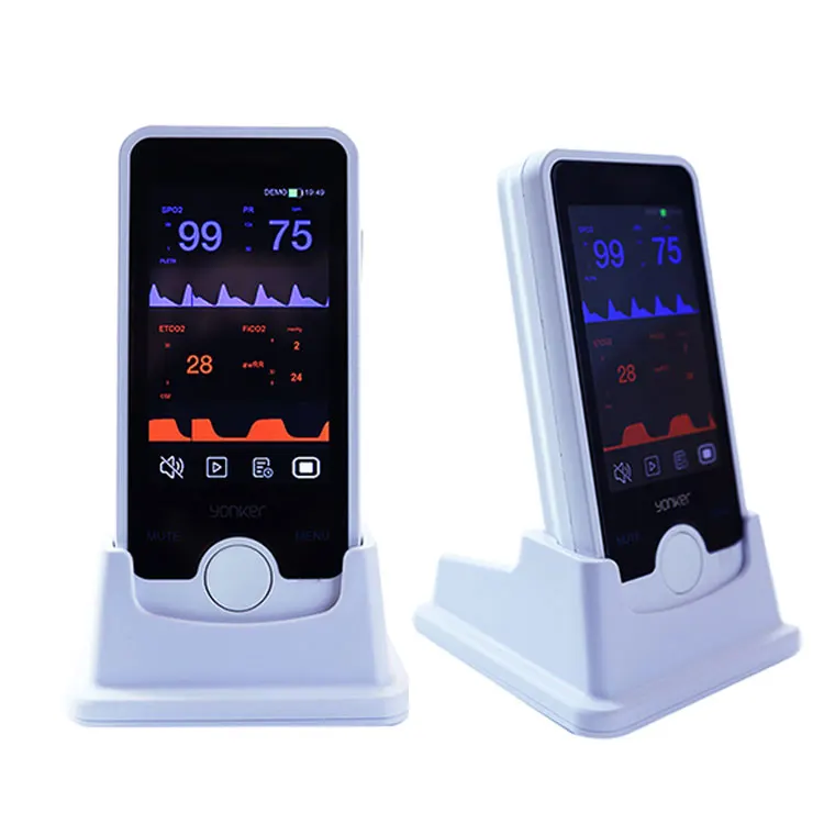 E4 Handheld Vital Signs Monitor Icu Patient Transport 4 Base Para Mini 4 Inch Vertical Horizontal Screen