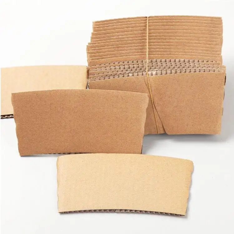 Economical Custom Design Disposable Custom 16 Oz Paper Disposable Coffee Cup Sleeve