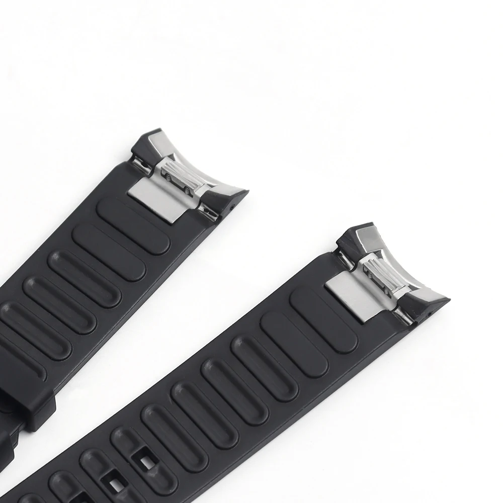 22mm Fluorine Rubber Watchband for IWC AQUATIMER FAMILY IW376806 IW379503 for Men FKM Rubber Quick Release Watch Strap