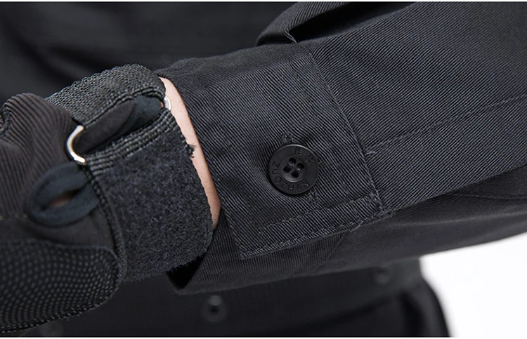100% cotton security guard uniform, high quality security uniforms wholesale