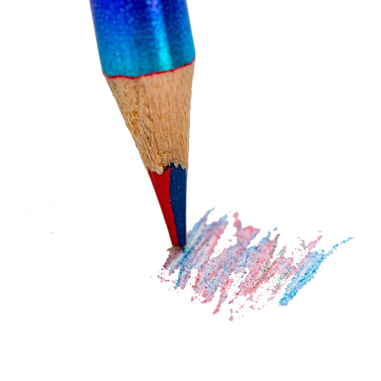 Wholesale Promotional 4 colors in 1 lead multi colored rainbow color pencil for gift