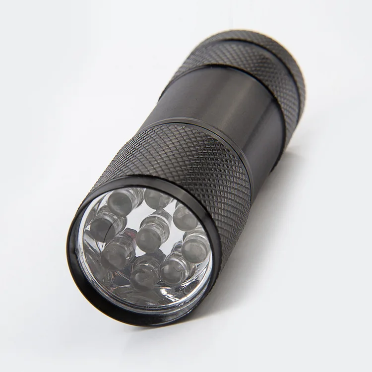 Low Price Portable Tool MIni 395/365nm UV 3AAA LED Flashlight Nail Gel UV LED lamp