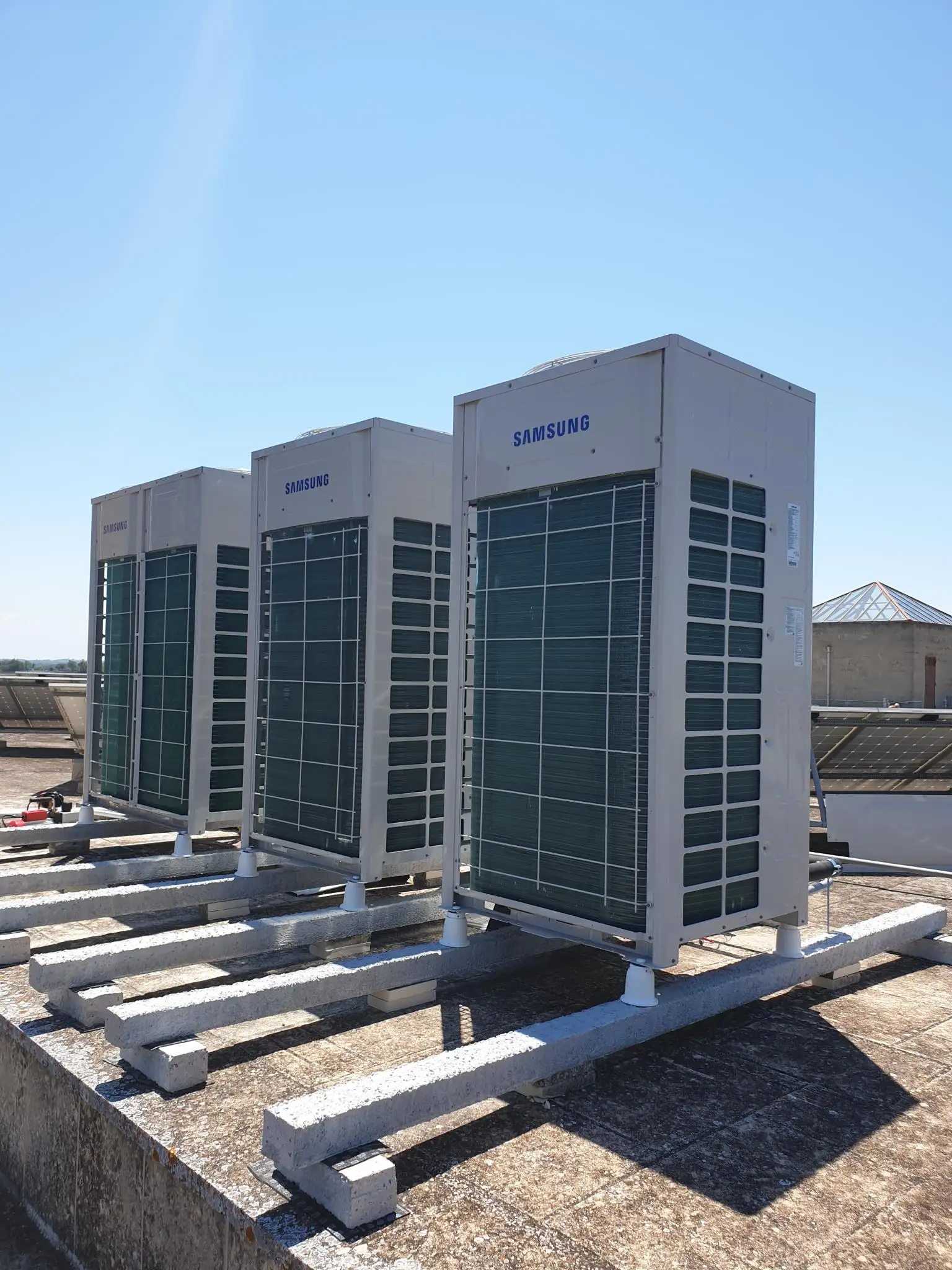 Samsung ceiling cassette type r410a ventilation heat recovery 50Hz 60Hz mini split air conditioning