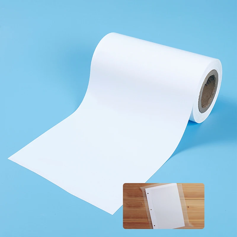 China Manufacturer White Opaque Milky White Film for Printing, coating, tape, label, decoration material