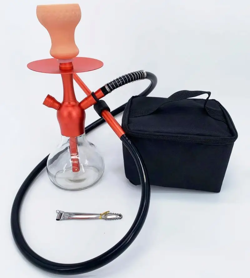 Personalized Custom Made Glass Hookah Bag Shisha Small Hukka Packaging Case for Turkey Market