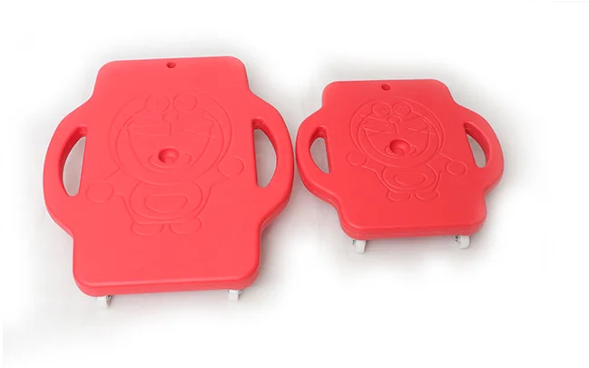 Забавный самокат детский каток четыре колеса из искусственной кожи пластмассовый скутер для тренажерного зала