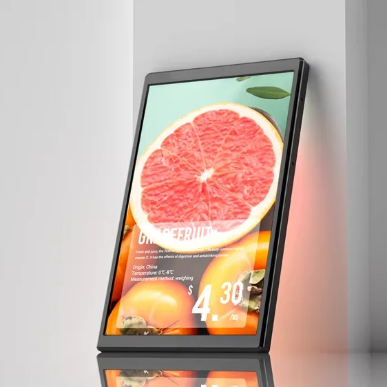 Zkong stretch lcd display digital shelf label  digital price tags lcd lcd advertising screen for sale for big supermarket