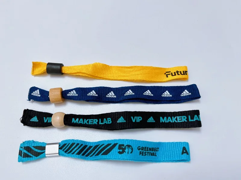 custom new trending products 2025 wrist band Disposable wrist strap made of bamboo fiber