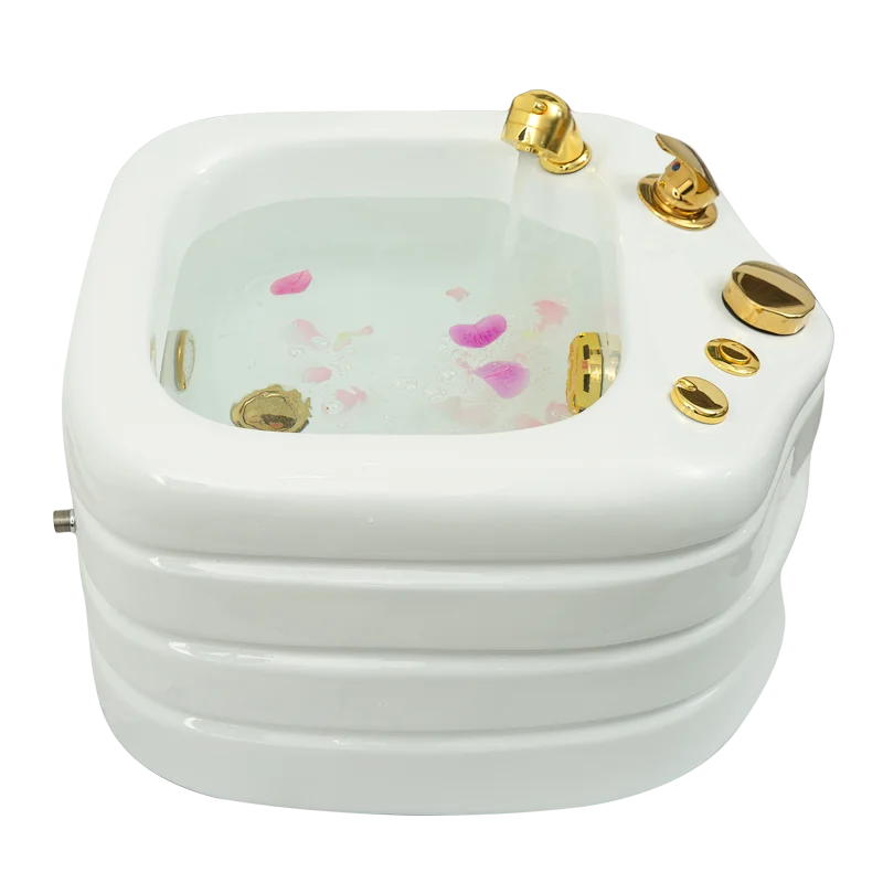 Colorful Lights Foot Spa Basin For Pedicure Chair Beauty Salon Equipment Nail Salon Furniture Pedicure