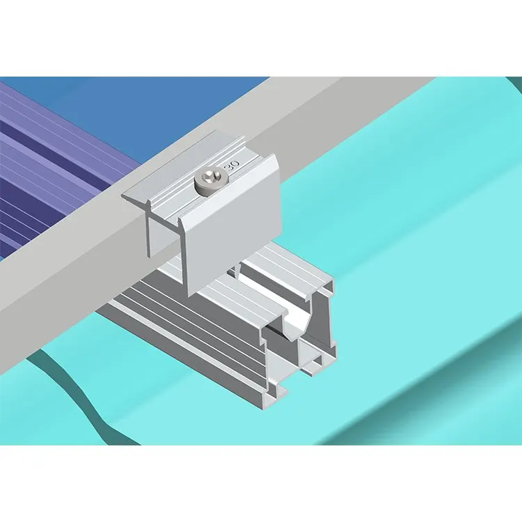 Solar Panel Photovoltaic Mounting Bracket Structure Rail T Bolt Extruded Aluminum Profile
