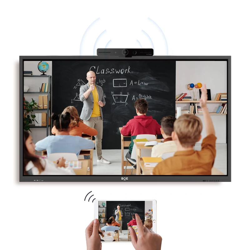 98 Inch Portable Digital Touch Screen Education Conference All-in-one Electronic  Board LED Aluminum Alloy 2GB 16GB CN;SIC