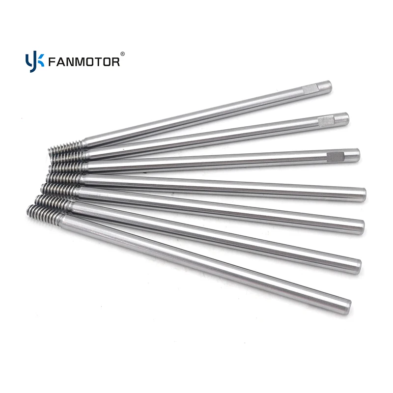 Corrosion resistant Industrial Fan Accessories Linear AC Motors Shaft Support Metal Steel 8mm
