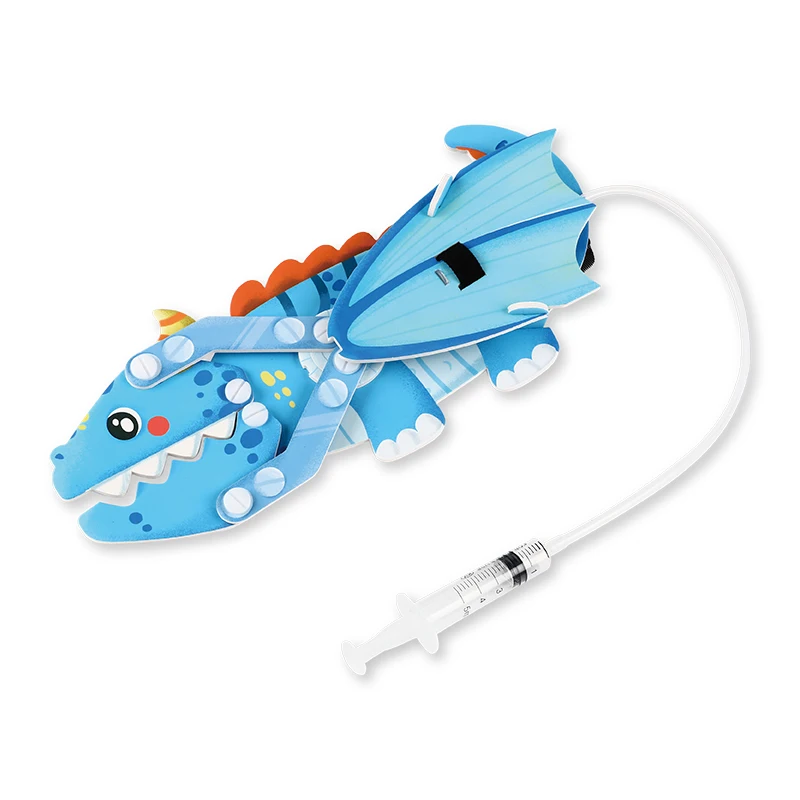 Science DIY Hydraulic Machinery Arm Model Craft Kit With Electrical Accessories Science Engineering Toys STEM DIY Kit Education
