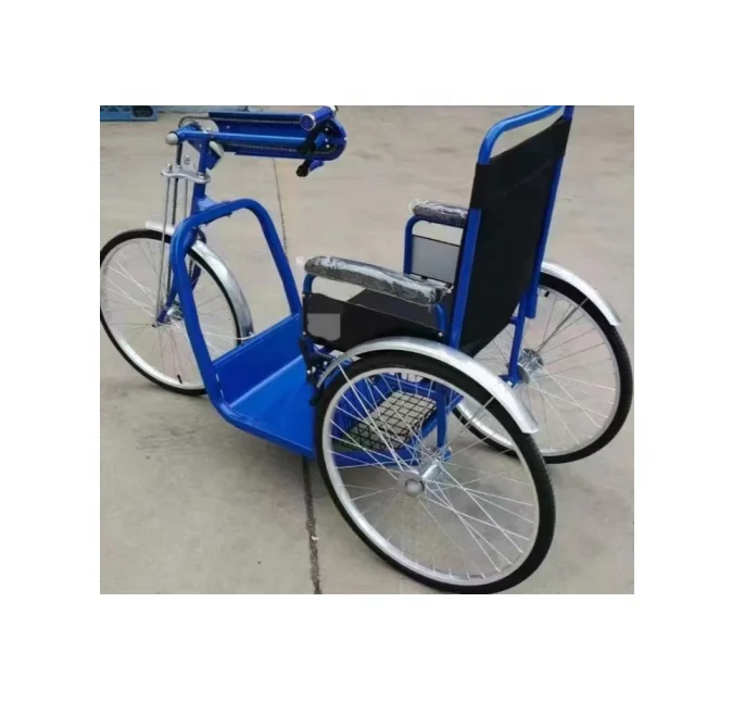 multi function handicapped  kids tricycle bikes folding tricycle manual wheelchair for disabled
