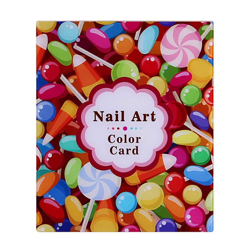 96 Colors Nail Tools Acrylic Nail Gel Display book For color display can oem logo display book