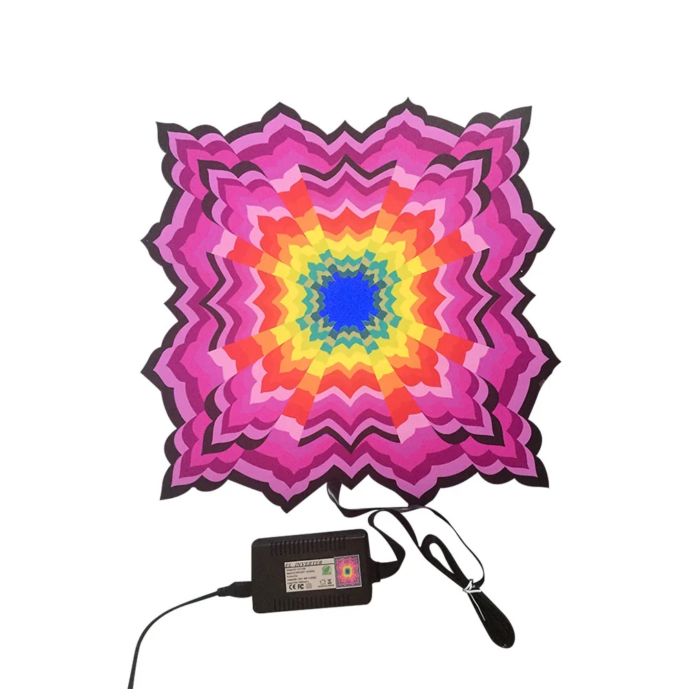 Top Brand Custom El Backlight Advertising Flashing Light Poster Display Light Up El Panel for promotion