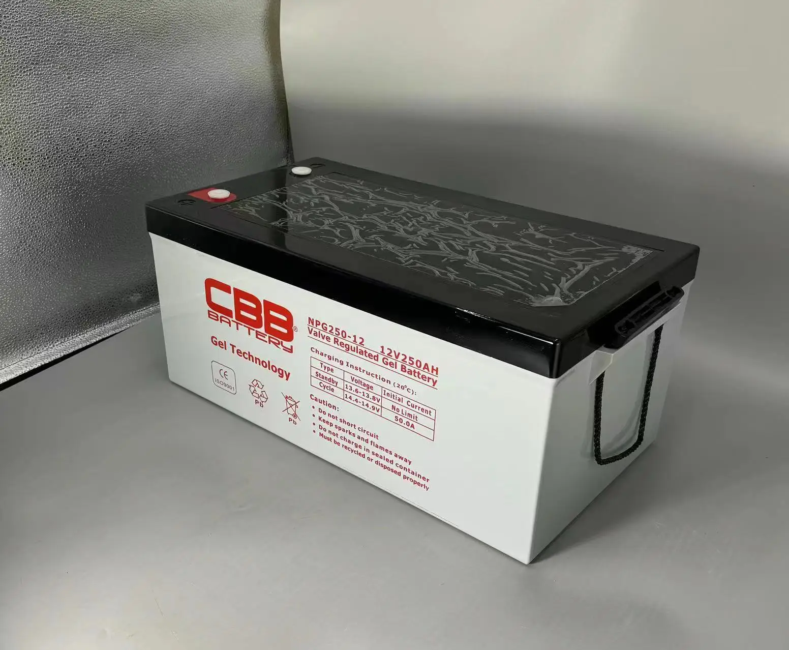 Оптовая продажа Высокое качество Хорошая цена 250Ah 12 В глубокий цикл солнечной гелевой батареи