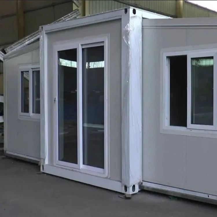 Portable Contain 2 Bedroom Modular Prefab 40 Ft 20 Ft Luxury Prefab Folding Expandable Container Houses