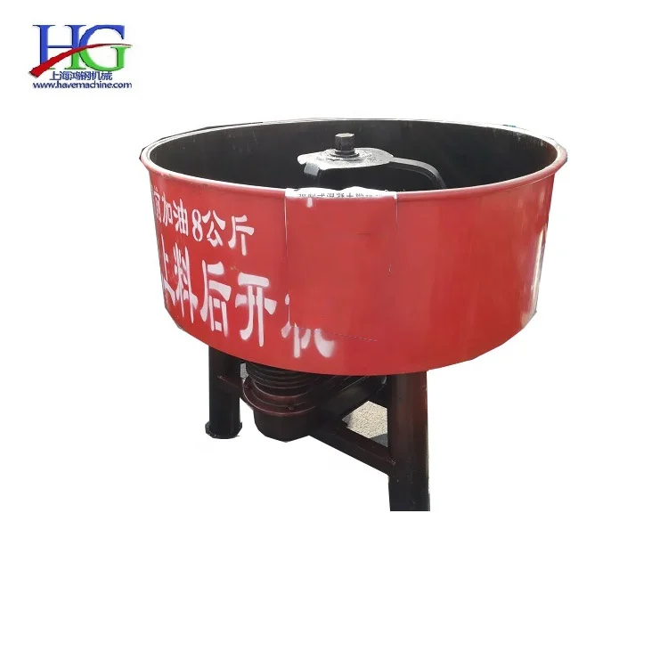 Top Quality Reverse Drum Mechanical Horizontal Pan Type Planetary 500kg Castable Pan Refractory Drum Mixer