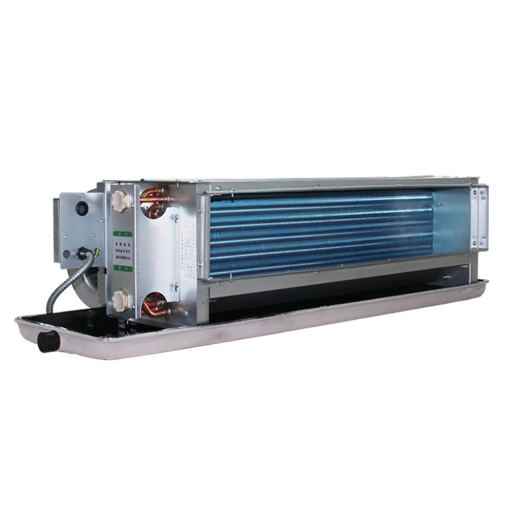 Commercial Duct Type Expose Horizontal Fan Coil For Water Cooled Chiller