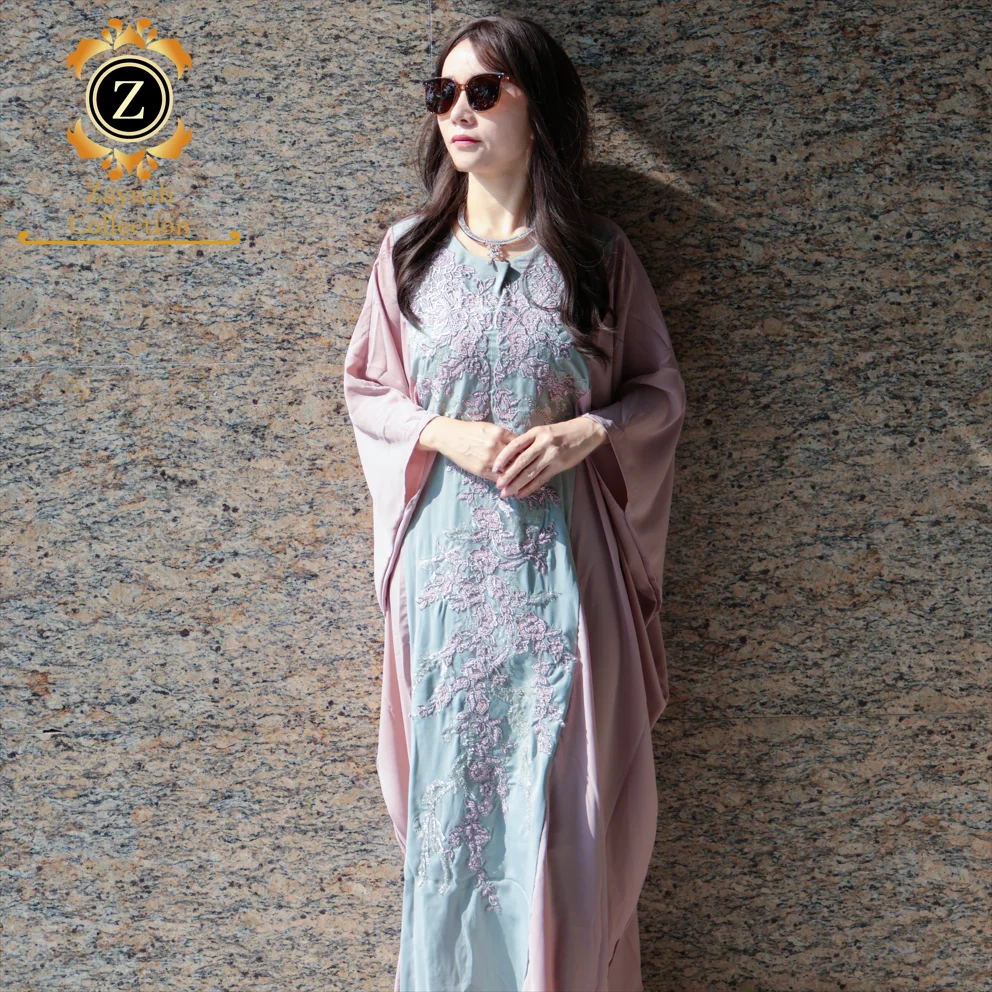 Zaynab Abaya Islamic Moroccan Djellaba Kaftan Coat China Cheap Long Sleeve Casual Muslim Women Abaya