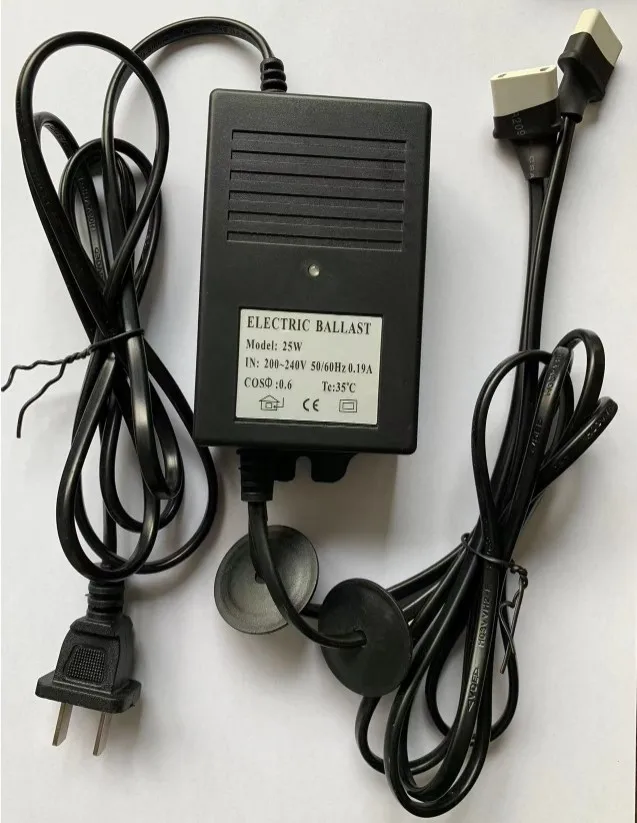 6w 12w 21w 39w 55w uv lamp electronic ballast with plug and 4P socket  uv sterilizer ballast  submersible uv ballast