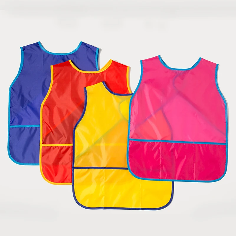 Kids Aprons Children Painting Aprons Kids Art Smocks for Kitchen and Classroom