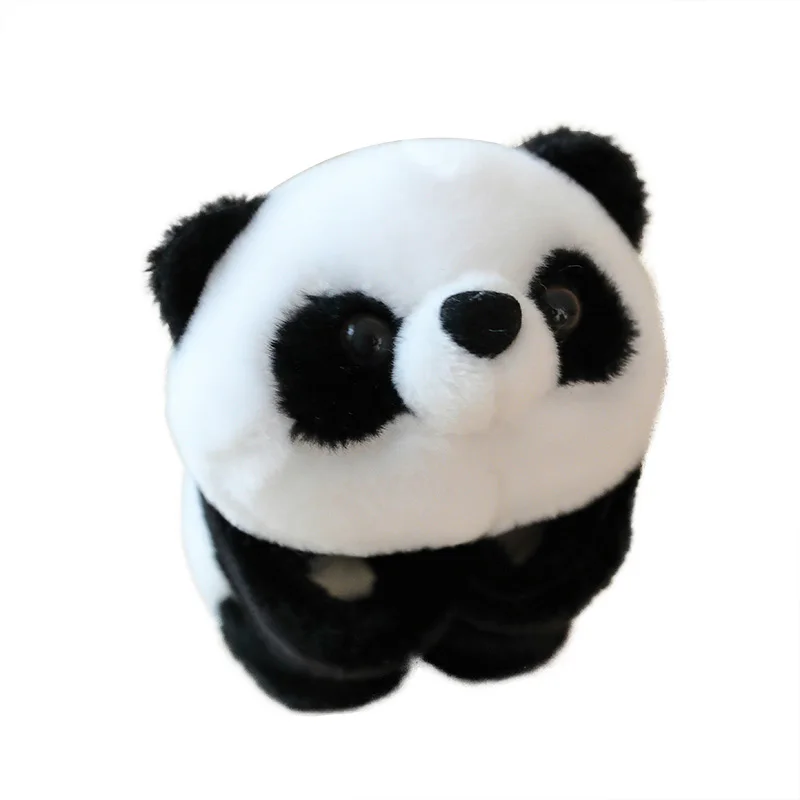 Cartoon Cute Panda Plush Mini Animal Toys  Custom Plush Brooch Pin Bag Backpack Hat Clothes Accessories Decoration