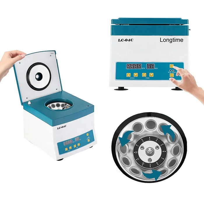 Longtime Laboratory Equipment Swing Out Blood Centrifuge PRP Machine
