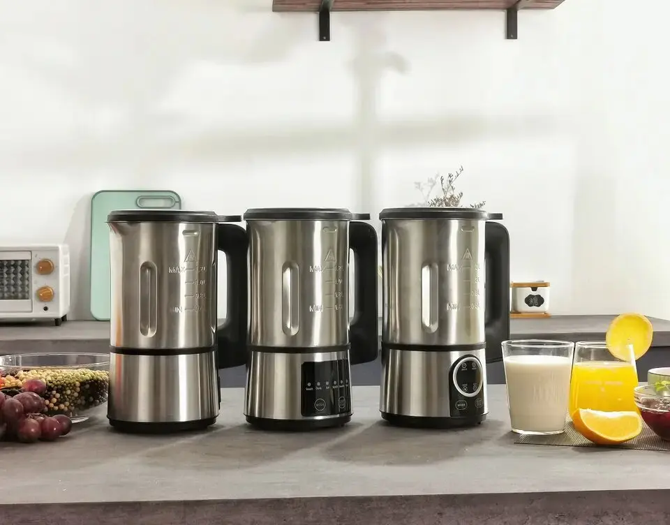 Automatic Hot Liquid Soy Milk Soup Maker Mini Soup Maker Electric Blender