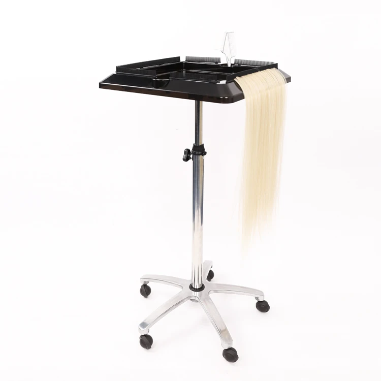 New portable adjustable hair extension holder hair salon trolley (1600207646778)