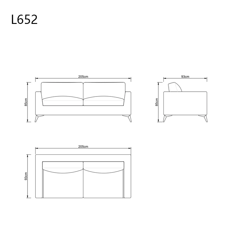 Wholesale Family Room Furniture Minimalist Leisure Sofa White Leather Couch