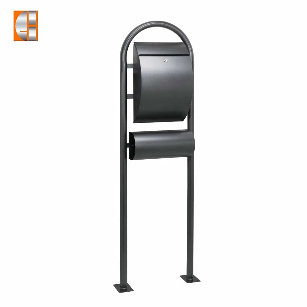 Newspaper Letter Box Steel Mailbox with Sturdy Key Lock Wall Mounted Waterproof post Box