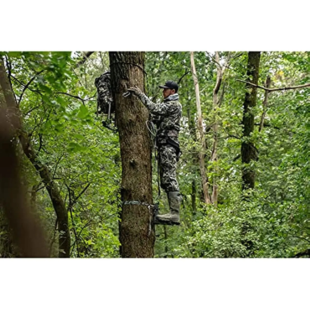 Aluminum Deer Hunting Tree Stands Folding Hunting Adjustable Tree Stand Platform