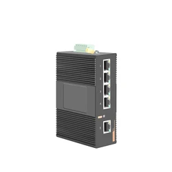 factory OEM 12VDC 24VDC 48VDC 5 port 100M ethernet industrial grade din rail network switch