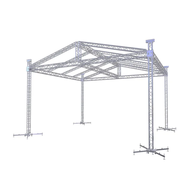 Aluminum Stage truss system concert sound lighting truss aluminum with sleeve block