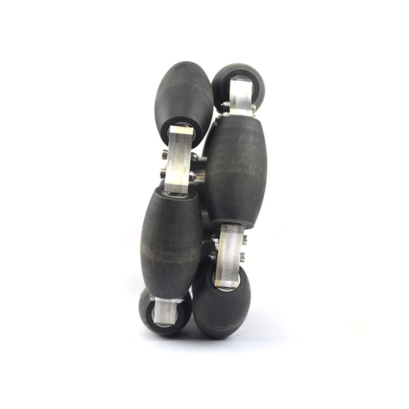 127mm High load aluminum alloy omnidirectional wheel with keyway