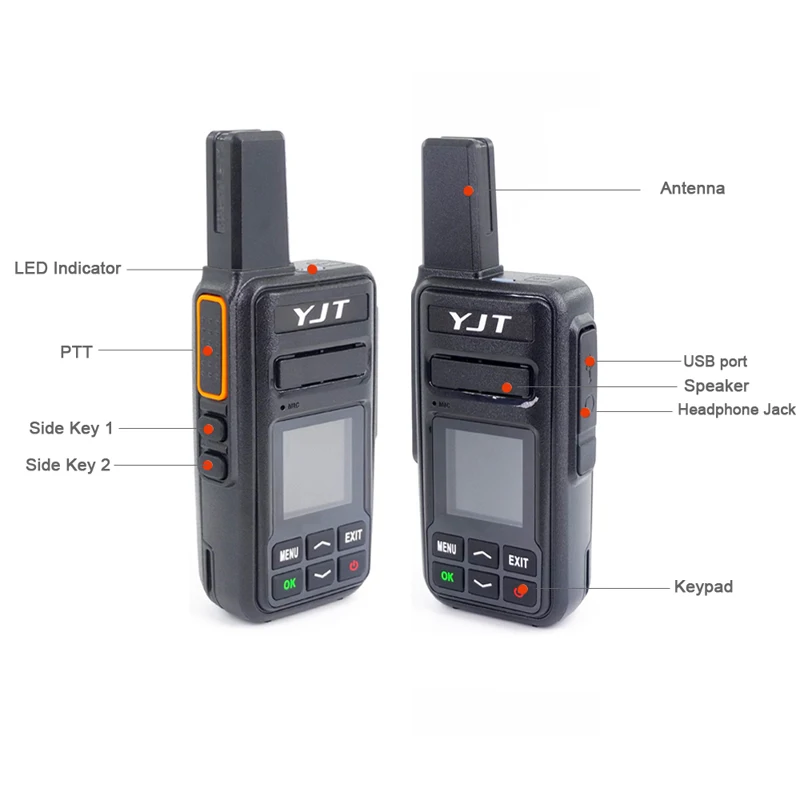 Профессиональная высококвалифицированная низкая цена две Sim-карты 4G LTE C0353 большой радиус действия Android 4g Wcdma Zello рация Ptt