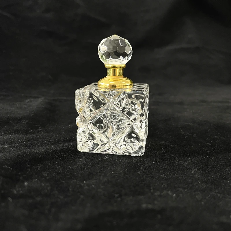 Dear Crystal low price 3ml colorful Blue Chic Empty gemstone high quality Perfume Bottle Crystal Agate for home Decoration