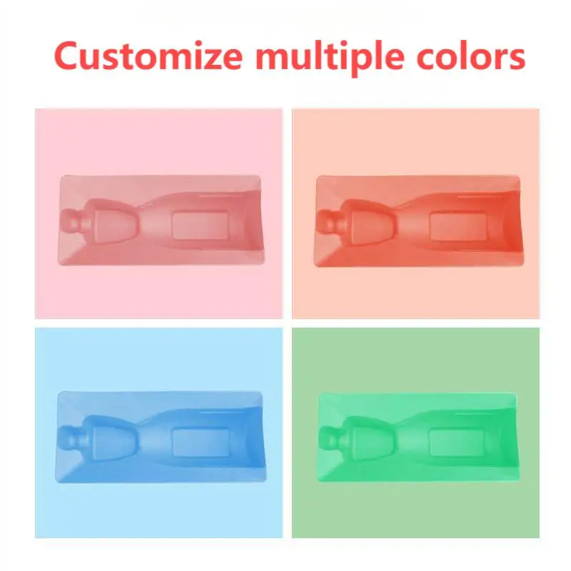 Custom Paper Box Packaging Shockproof Anti - Fall - Proof Lining Sugarcane Molded Pulp Packaging For Wine Bottle Packing