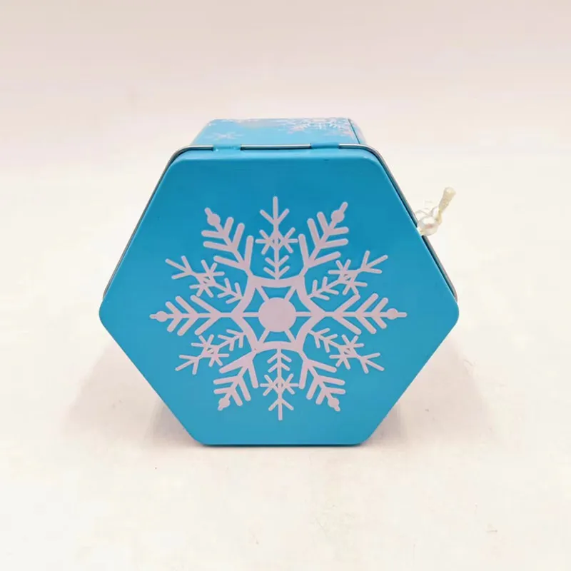 Recyclable Packaging Box Jewelry Box Luxury Custom Logo Metal Tin Can With Hinge